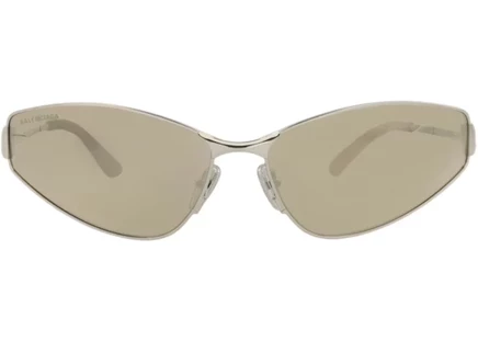 Женские солнцезащитные очки Balenciaga BB0335S, серебристые