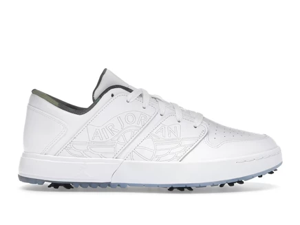 Кроссовки Jordan NU Retro 1 Golf Triple White, белые