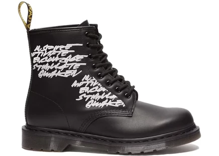 Унисекс ботинки Dr Martens 1460 Futura Laboratories, кожаные, черные