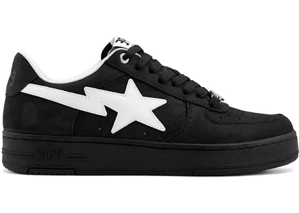 Мужские кроссовки Bape Bape Sta #4, черно-белые