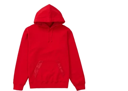 Толстовка с капюшоном Supreme Tonal Webbing, красная