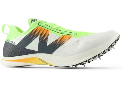 New Balance FuelCell SuperComp MDXv3 White Bleached Lime Glo Hot Mango white/bleached lime glo/hot mango