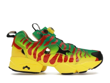 Reebok Instapump Fury Jurassic Park green/yellow/red-black