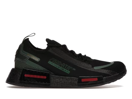 Мужские кроссовки Adidas NMD R1 Spectoo Star Wars Boba Fett, черно-зеленые