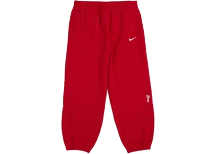 Мужские спортивные брюки Supreme x Nike SS25, красные