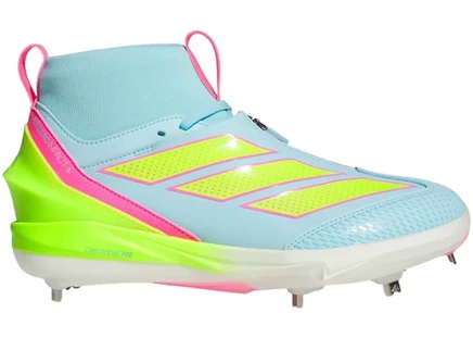 Мужские кроссовки Adidas Adizero Impact+ 2.0, голубые/лимонные/розовые