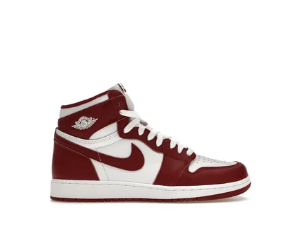 Детские кроссовки Jordan 1 Retro High OG, бело-красные