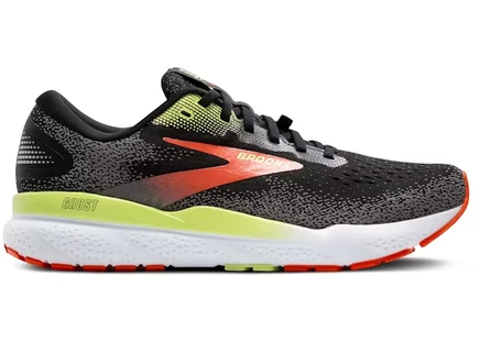 Brooks Ghost 16 Gore-Tex Black Mandarin Red Green black/mandarin red/green