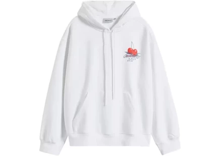 Мужское худи Carhartt Wip Jake Garcia флисовое, белое