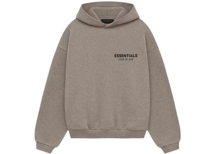 Детская толстовка Fear of God Essentials, серый меланж