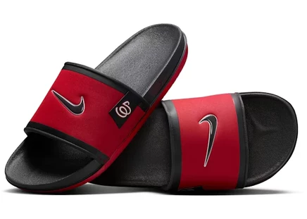 Мужские сланцы nike offcourt slide, красно-серо-синие