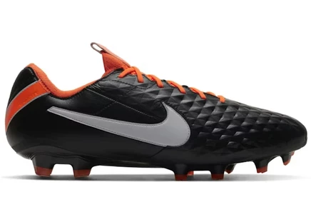 Мужские бутсы Nike Tiempo Legend 8, черно-оранжевые
