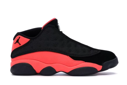 Мужские кроссовки Jordan 13 Retro Low CLOT, черные/красные