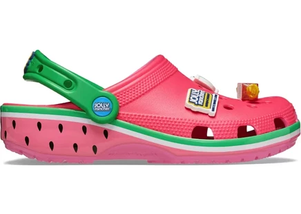 Мужские сабо crocs classic jolly rancher, арбузный