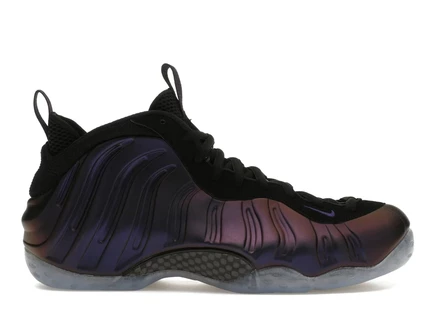 Мужские кроссовки Nike Air Foamposite One Eggplant, черно-фиолетовые