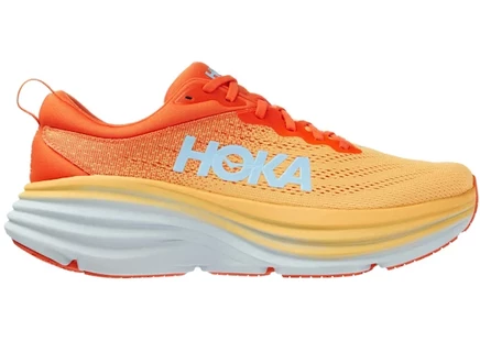 Мужские кроссовки Hoka One One Bondi 8, оранжево-желтые