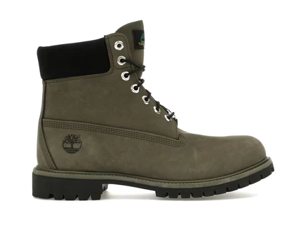 Мужские водонепроницаемые ботинки timberland 6″ Premium, темно-зеленые/черные