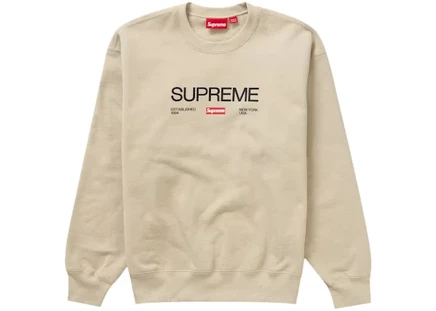Мужской свитшот Supreme Established Crewneck, глиняный