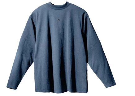 Мужской лонгслив Yeezy Gap Logo, темно-синий