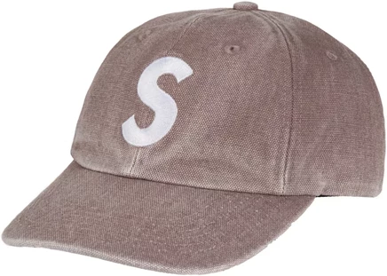 Унисекс кепка Supreme Pigment S Logo 6-панельная, хаки