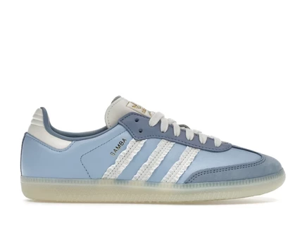 Женские кроссовки Adidas Samba Ruffle, голубые