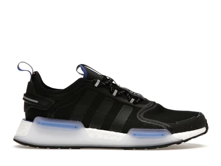 Мужские кроссовки Adidas NMD R1 V3, черно-бело-синие