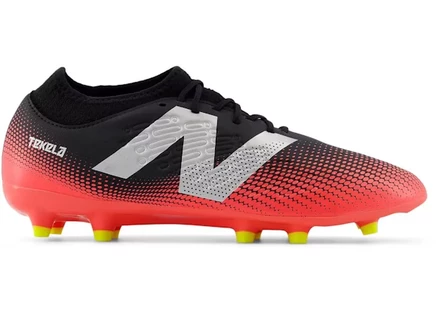 Мужские бутсы New Balance Tekela Magique V4+ FG, черные/красные/серебристые