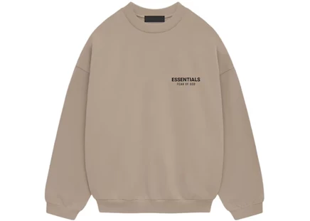Мужской свитшот Fear of God Essentials Fleece, песочный