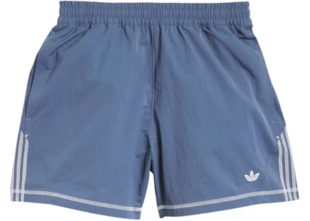 Мужские шорты adidas Long Beach, нейлоновые, темно‑синие