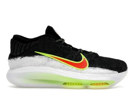 Мужские кроссовки nike air zoom gt hustle 3, черно-красные