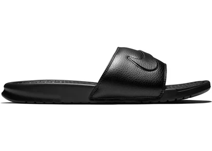 Мужские сланцы Nike Benassi JDI Swoosh, черные