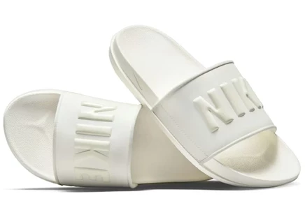 Женские сланцы Nike Offcourt Slide, бело-бирюзовые