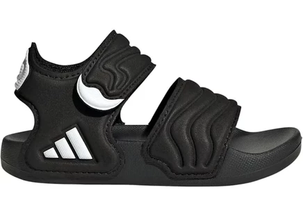 Детские сланцы adidas adilette 3, черно-белые