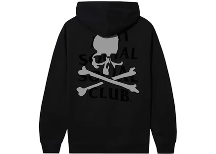 Мужское худи Anti Social Social Club x Mastermind, черное