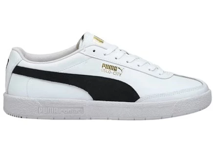 Мужские кроссовки Puma Oslo City, бело-черно-золотистые