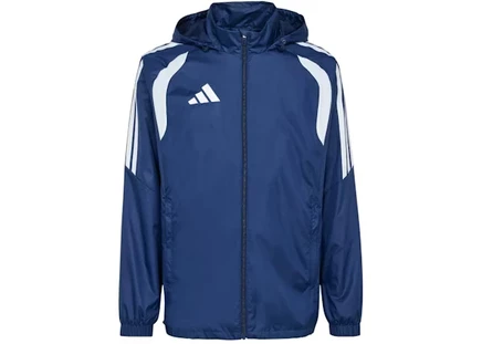 Мужская ветровка Adidas Tiro 2026 League, тёмно-синяя/белая