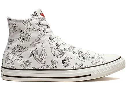 Мужские кеды Converse Chuck Taylor «Том и Джерри», белые