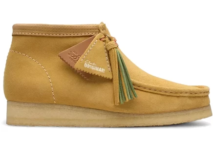 Clarks Originals Wallabee Boot Golden Tan Suede golden tan