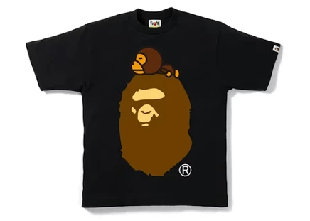 Мужская футболка Bape Milo On Big Ape, черная