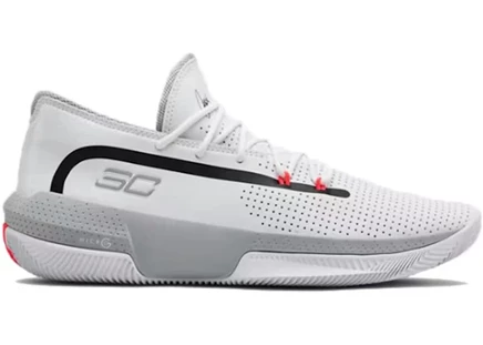 Мужские кроссовки Under Armour Curry 3, бело‑черно‑серые