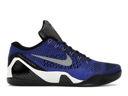 Мужские кроссовки Nike Kobe 9 Elite Low Protro EYBL PE, сине-серебристые