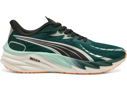 Мужские кроссовки Puma Velocity Nitro 4, зелено-оранжевые