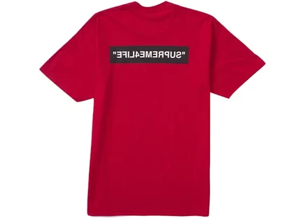 Мужская футболка Supreme 4 Life, красная