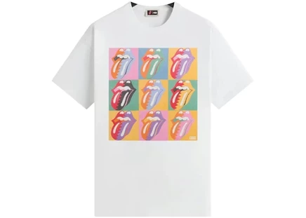 Мужская футболка Kith x The Rolling Stones 1989, белая