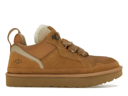 Женские кроссовки UGG Lowmel замшево-текстильные, каштановые
