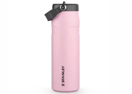 Бутылка Stanley x Leo Messi Iceflow 710 мл Flip Straw, розовая