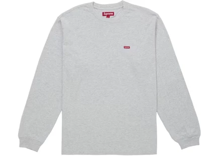 Мужской лонгслив Supreme Small Box (FW25), меланжевый