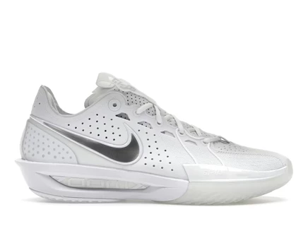 Мужские кроссовки Nike Air Zoom GT Cut 3 TB, бело-серебристые