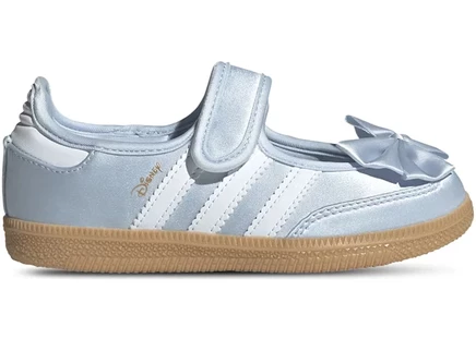 Детские кроссовки Adidas Samba Jane Disney Cinderella, небесно-голубые
