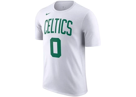 Мужская футболка Nike NBA Celtics Tatum, бело-зелёная